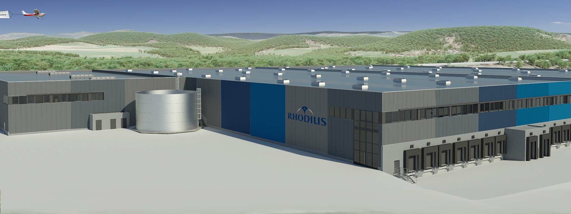 View of the RHODIUS production halls.